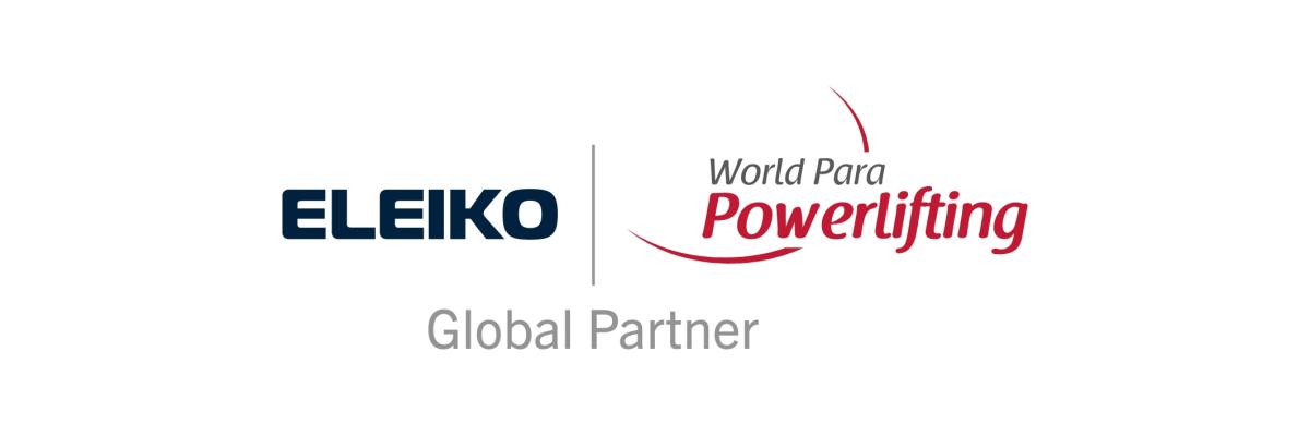 The logos of Eleiko and World Para Powerlifting